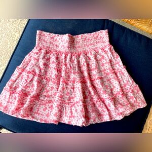 Pink Lily Floral girl’s Skirt SZ L. Princess